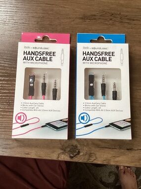 itek by SoundLogic auxiliary cable bundle NEW
